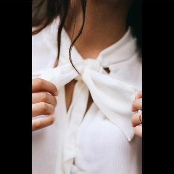 Romeo & Juliet Couture Tops - ROMEO AND JULIET COUTURE SILKY PEPLUM BLOUSE